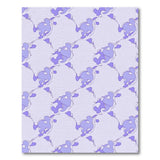 Purple Purple Abstract Organic Shapes Area Rug