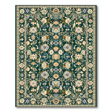Emerald Green Emerald Green Traditional Persian Floral Rug