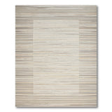 Neutral Woven Stripe Area Rug