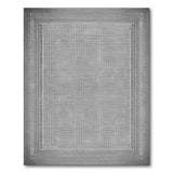 Black White Geometric Dot Black and White Area Rug
