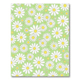 Mint Green Daisy Meadow Area Rug