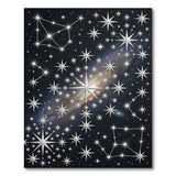 Starry Constellation Galaxy Area Rug