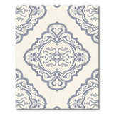 Elegant Grey Persian Damask Area Rug