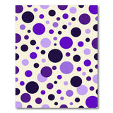 Purple Polka Dot Area Rug