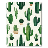 Vibrant Green Cactus Succulent Area Rug