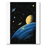Cosmic Galaxy Planets Area Rug