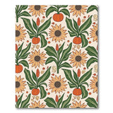 Vibrant Sunflower Pumpkin Harvest Pattern Rug