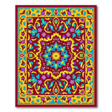 Vibrant Multi-Color Persian Medallion Area Rug