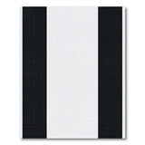 Bold Black White Striped Geometric Modern Area Rug