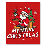 Cartoon Santa Merry Christmas Area Rug