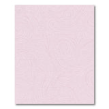 Pink Swirling Pink Abstract Area Rug