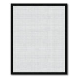 Black White Geometric Grid No. 20 Area Rug