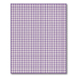 Purple Geometric Modern Purple Gingham Checkered Area Rug