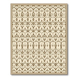 Beige Traditional Persian Motif Area Rug