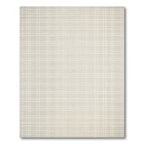 Beige Grid Check Geometric Area Rug