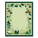 Whimsical Mushroom Meadow Border Rug
