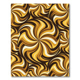 Swirling Brown Tan Abstract Abstract Area Area Rug
