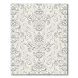 Elegant Grey Floral Vintage Area Rug