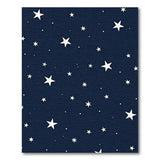 Navy Starry Night Kids Area Rug