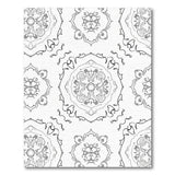 Grey Mandala Persian Area Rug