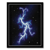 Starry Blue Lightning Branch Area Rug