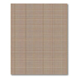 Brown Tan Grid Woven Geometric Area Rug