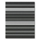 Bold Black and White Bold Black White Horizontal Stripe Area Rug