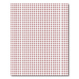 Red Red Gingham Checkered Area Rug