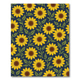 Sunflower Garden Navy Area Rug