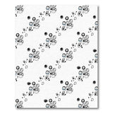 Black and White Geometric Modern Abstract Geometric Black White Area Rug