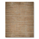 Distressed Woven Brown Tan Area Rug