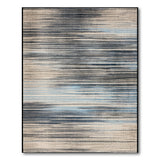 Modern Ombre Striped Grey Area Rug