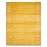Modern Yellow Ombre Stripe Area Rug