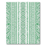 Green Green Heritage Tribal Area Rug