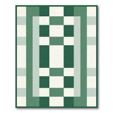 Green Geometric Plaid Area Rug