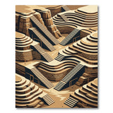 Terraced Canyon Steps Area Rug