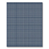 Geometric Modern Blue and Teal Navy Blue Plaid Check Area Rug