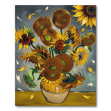 Vibrant Sunflower Vase Area Rug
