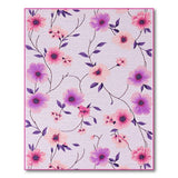Pink Pink Purple Floral Vintage Area Rug