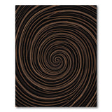 Hypnotic Spiral Abstract Area Rug