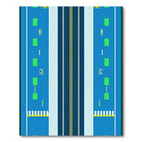 Pixel Highway Road Area Rug