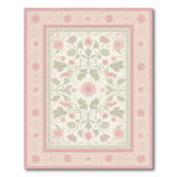 Pink Floral Vintage No. 16 Area Rug