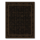 Black Gold Traditional Persian Traditional Persian Area Rug