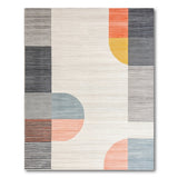 Abstract Geometric Multi-Color and Patterns Area Rug