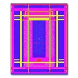 Vibrant Geometric Multi-Color No. 26 Area Rug