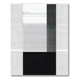 Dotted Black White Geometric Area Rug