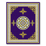 Purple Ornate Purple Mandala Persian Area Rug