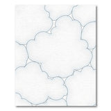 Whimsical Cloud Outline Area Rug