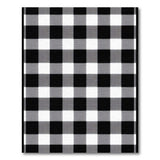 Check Classic Black White Buffalo Check Area Rug