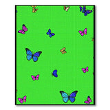 Whimsical Colorful Butterflies Area Rug